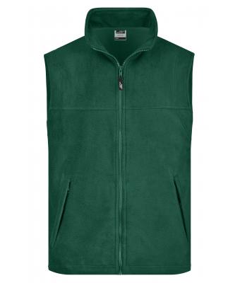 Men Fleece Vest Dark-green 7216