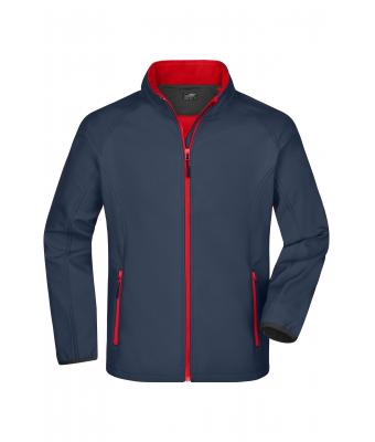Herren Men's Promo Softshell Jacket Iron-grey/red 8412