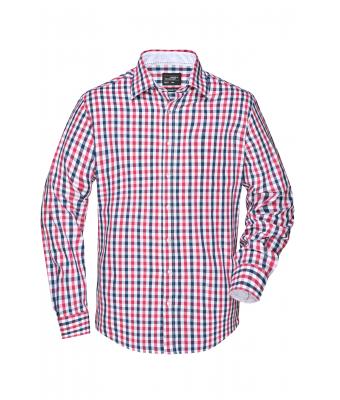 Uomo Men's Checked Shirt Navy/red-navy-white 8054