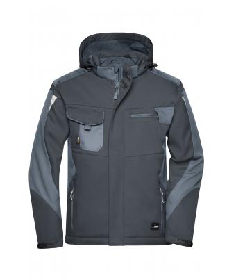 Unisex Craftsmen Softshell Jacket - STRONG - Black/carbon 8165